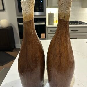 Elegant Brown Vases